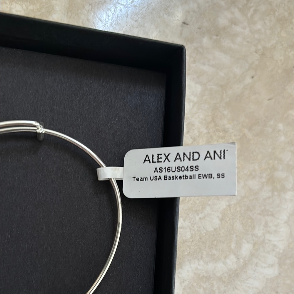 Alex and Ani Silver Expandable Bangle Bracelet - Picture 3 of 4